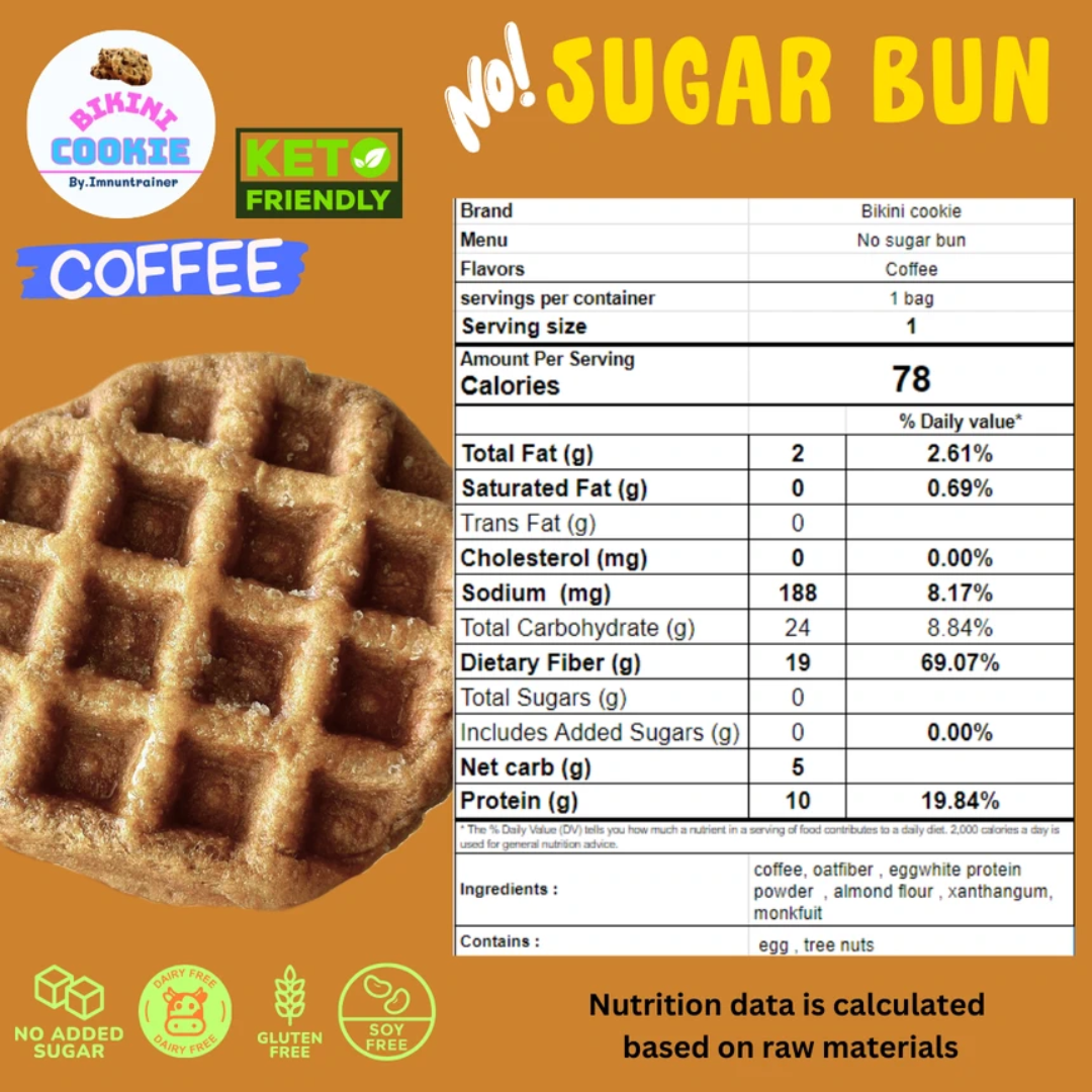 【需冷藏】無糖小圓麵包 No Sugar Bun