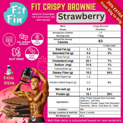 布朗尼厚脆片 Fit Crispy Brownie【預計14-18/10到港】