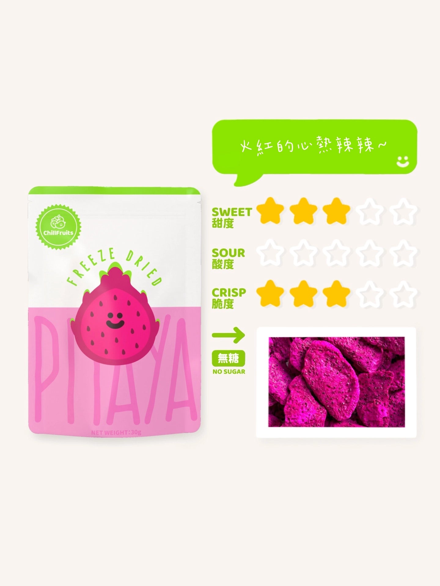 ‼️試食價‼️ 原汁原味凍乾水果脆脆 Freeze Dried Fruits【30/9截單；預計截單後14-19工作天發貨】