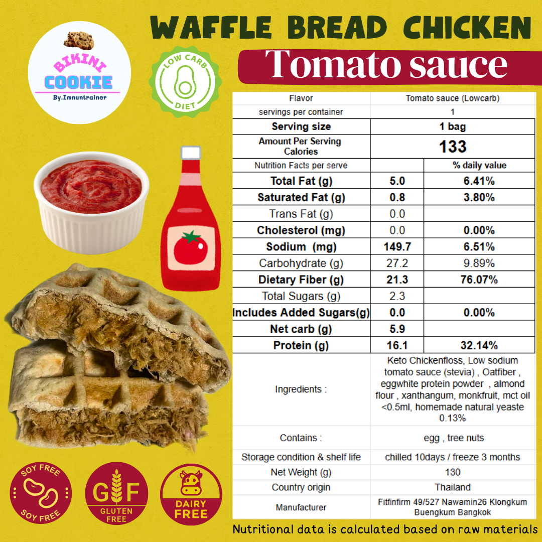 【需冷藏】雞肉鬆蛋白窩夫包 Chicken Floss Waffle Bread【28/9截單；預計截單後14-19工作天發貨；建議與乾貨分單購買】